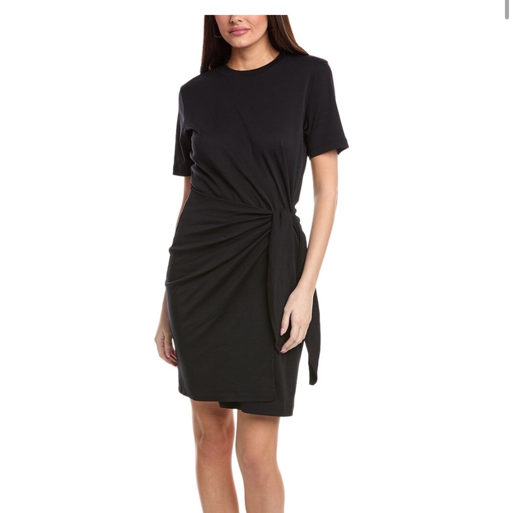 Vince Side Tie Midi Dress